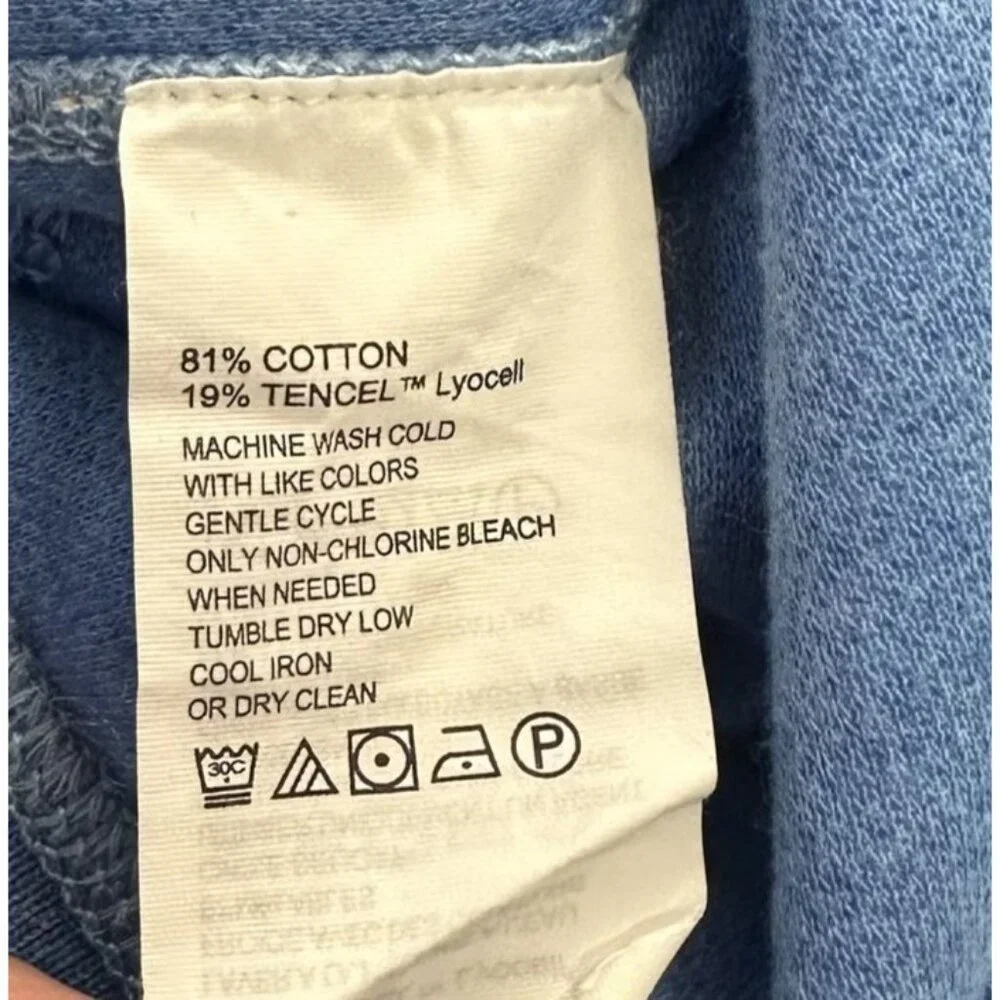 Tommy Bahama 2XB Big Sky Blue Heather Reversible Flipshore Abaco Sweatshirt - Picture 8 of 9